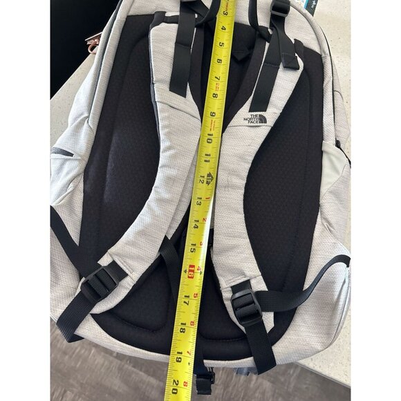 The North Face Aurora Backpack Womens Bag White Metallic Black Laptop Holder 22L - Picture 6 of 13